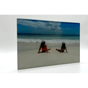 Expresní výroba - tisk na sklo 45x30 cm z vlastní fotografie, Sklo clearvision, S nalepovacím háčkem