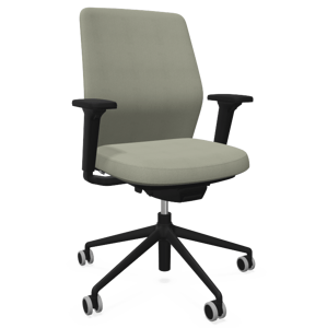 ICF - Pracovní židle DUO EDGE DCE.443 s čalouněným opěrákem