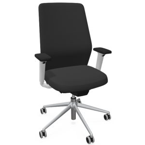 ICF - Pracovní židle DUO EDGE DCE.543 s vysokým čalouněným opěrákem