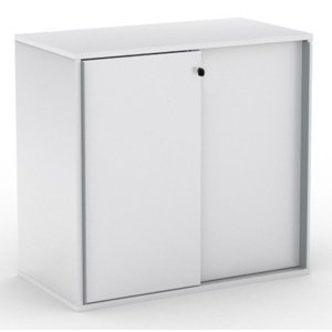 NARBUTAS - Skříň UNI SLIDE 2OH s posuvnými dveřmi, 80x42,5x75,4 cm / X2S082 /