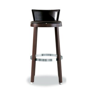 TONON - Barová židle SELLA čalouněná, nízká