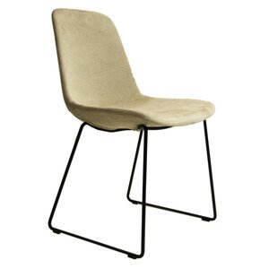 TONON - Čalouněná židle STEP s ližinovou podnoží