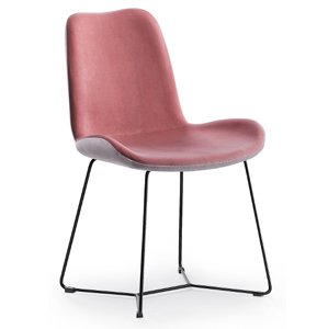 MIDJ - Dvoubarevná židle DALIA s ližinovou podnoží
