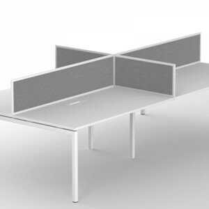 NARBUTAS - Set paravánů NOVA FABRIC 70 pro čtyřmístné stoly - výška 350 mm nad deskou
