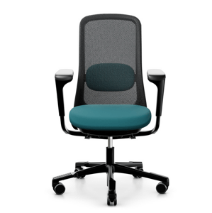 HÅG - Židle SoFi černá s područkami, vyšší sedák