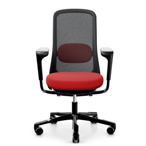 HÅG - Židle SoFi černá s područkami, nižší sedák