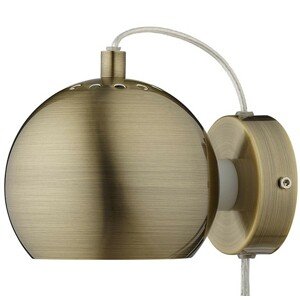 FRANDSEN - Nástěnná lampa Ball, matná mosazná