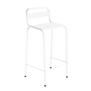 ISIMAR - Barová židle BARCELONETA nízká - bílá