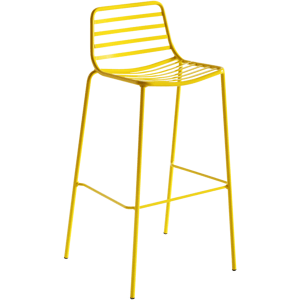 GABER - Barová židle LINK - vysoká, žlutá