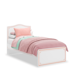 ČILEK - Dětská postel 100x200 cm Selena Pink