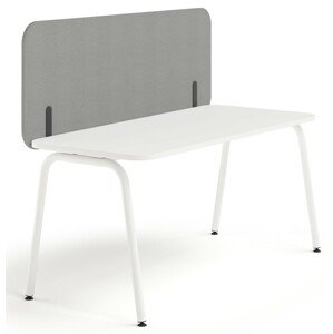 NARBUTAS - Čelní akustický panel ROUND PET pro stoly s posuvní deskou - výška 60 cm