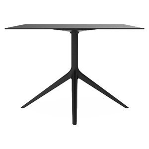VONDOM - Čtvercový konferenční stolek MARI-SOL HPL, různé velikosti (čtyřramenná podnož)
