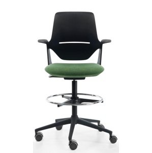 ProfiM - Kancelářská židle TRILLO PRO 30ST s plastovým opěrákem a kruhem na nohy