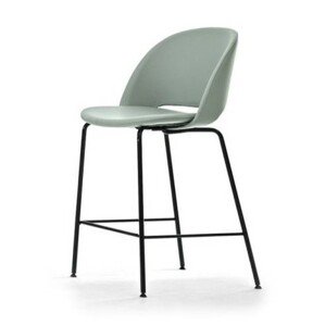 BONTEMPI - Čalouněná barová židle POLO, nízká