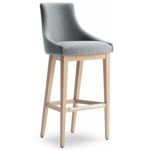 ACCENTO - Barová židle ALBERT ONE SG SCL - dřevěná podnož