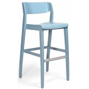 ACCENTO - Barová židle FRIDA SGSL - dřevěná