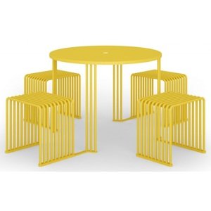 URBANTIME - Set židlí a stolu ZEROQUINDICI
